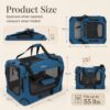 Extra Large Cat Carrier for Two Cats | Foldable Travel Carrier