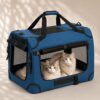 Extra Large Cat Carrier for Two Cats | Foldable Travel Carrier