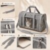 Soft-Sided Cat Carrier — Lightweight Travel Bag for Vet Visits & Airline Travel