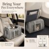 Soft-Sided Cat Carrier — Lightweight Travel Bag for Vet Visits & Airline Travel