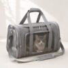 Soft-Sided Cat Carrier — Lightweight Travel Bag for Vet Visits & Airline Travel